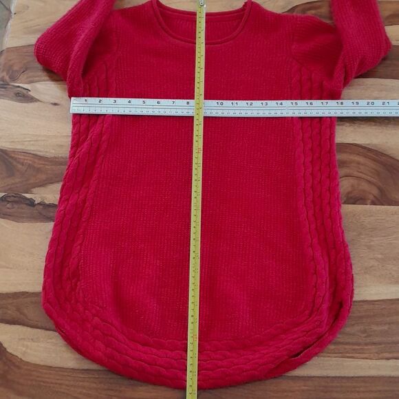 Cashmere & Wool Blend, Cable Knit Sweater - Picture 5 of 16